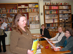 Квятковская Светлана Николаевна ведет семинар в школе 303, гимназия 74, санкт-петербург