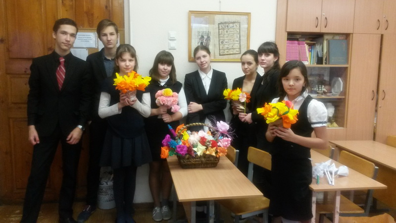 Акция «Цветы для мамы», 26 ноября 2014 года